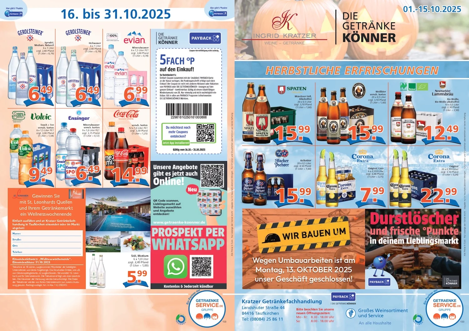 Ingrid Kratzer – Angebotsflyer