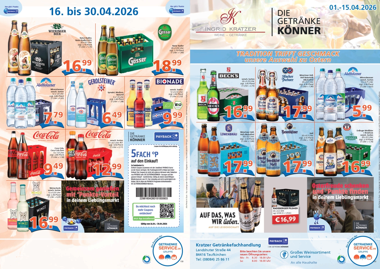 Ingrid Kratzer – Angebotsflyer