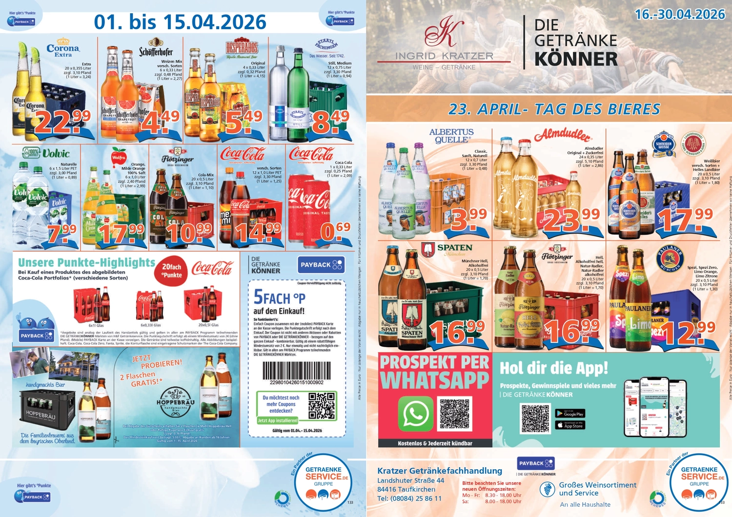 Ingrid Kratzer – Angebotsflyer