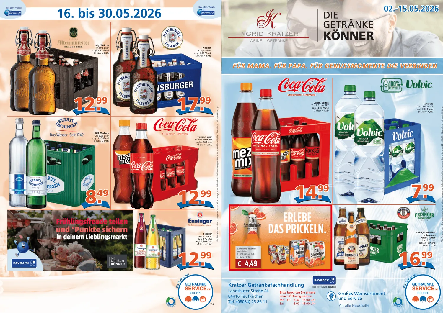 Ingrid Kratzer – Angebotsflyer