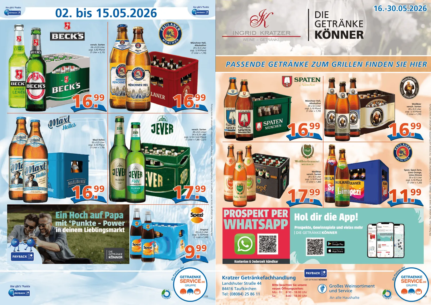 Ingrid Kratzer – Angebotsflyer